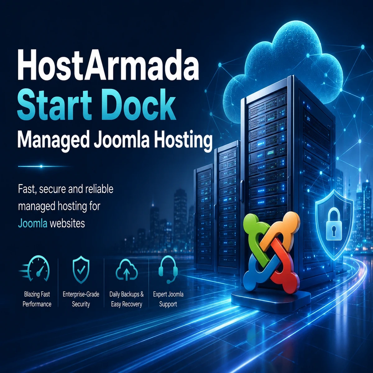 HostArmada Start Dock Managed Joomla Hosting – 36-Month Initial Term