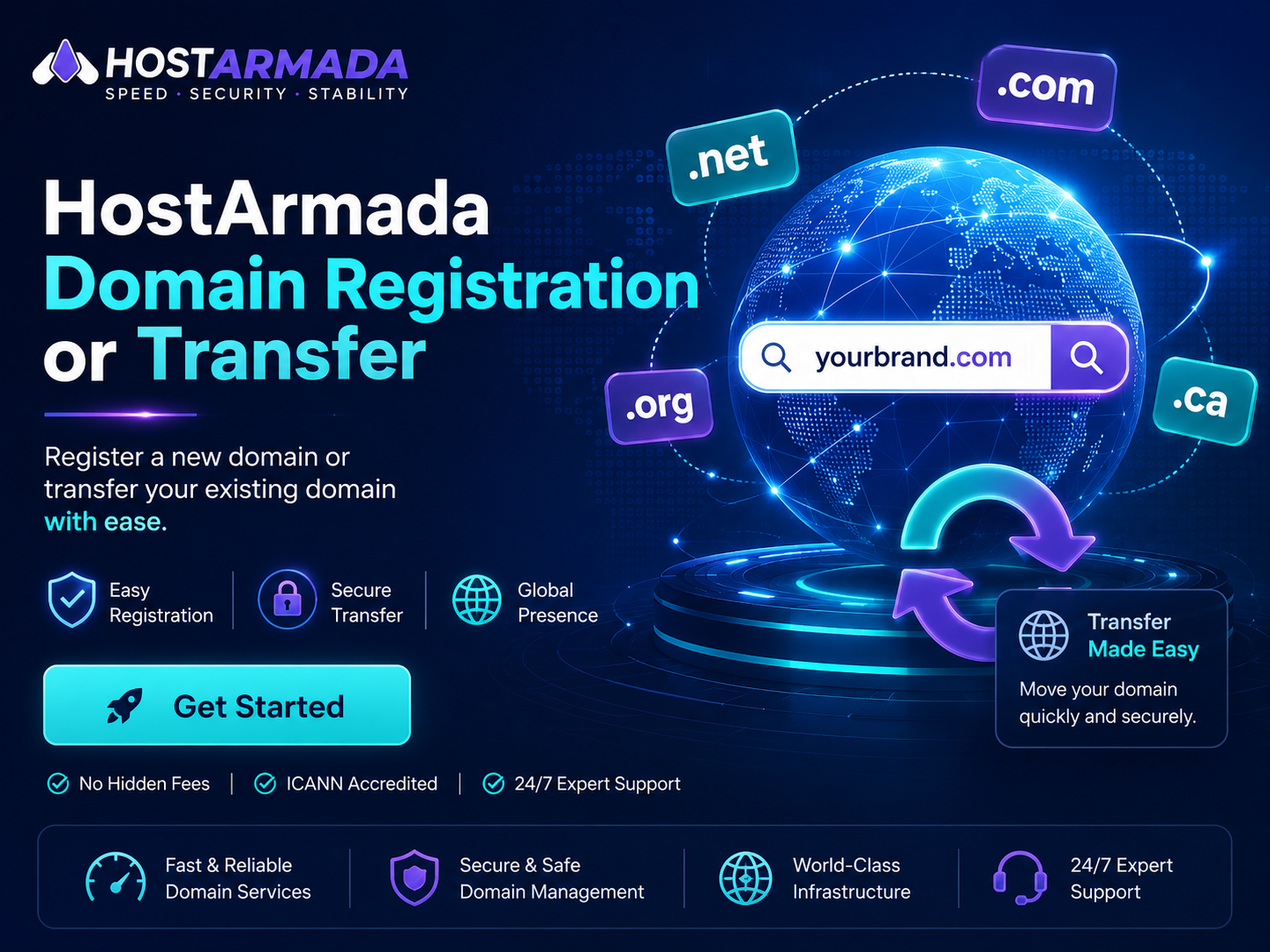 HostArmada .us Domain Registration